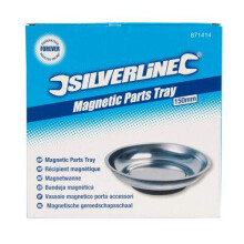 Silverline Magnetic Parts Tray 150mm (871414), Silver