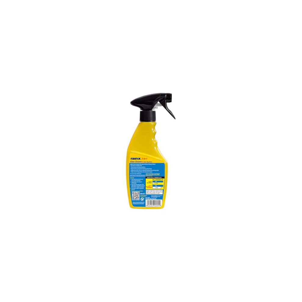 Rain-X 2-In-1 Glass Cleaner + Rain Repellent ? Streak-Free Shine & Advanced Water Beading ? Helps Protect Against Rain, Snow, Ice & Insects ? Quick & 8000003768459