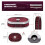 Filtro de Ar Oval para Carro 12x2 Polegadas Filtro de Ar Purificador de Fluxo para Pescoço de Interface de 5-1/8 Polegadas Vermelho 6
