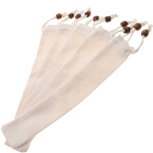 25Pièces Pochons Coton Blancs Pour Couverts Emportés Idéal Camping