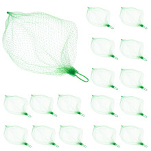400Pcs Foldable Green Mesh Bags for Fruit Vegetable Shopping Storage