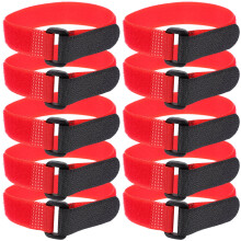75Pcs Adjustable Red Elastic Cord Straps for Luggage and Storage