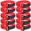 75Pcs Adjustable Red Elastic Cord Straps for Luggage and Storage 1