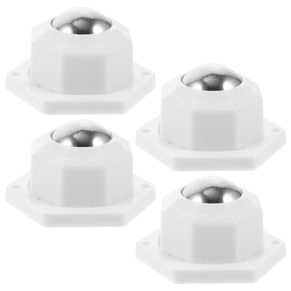 12Pcs Self Adhesive Mini Caster Wheels Universal Swivel For Home Use 3642752469352