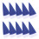 40Pcs Blue Fabric Xmas Small Hats for Tableware and Bottle Decor 1
