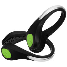 5Pairs Safety Shoe Clip Light Black LED for Night Running Jogging