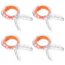 20Pcs White Plastic Metal Clothes Pegs Heavy Duty Laundry Clips