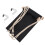 5Sets Black Office Foot Hammock Under Desk Polyester Wood Iron 1