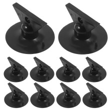30Pièces Ampoule Ventouse Caoutchouc Noir Pour Plafonds