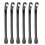 24Pièces Outils Réparation Acier Noir Ergonomique 1
