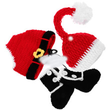 5Sets Newborn Baby Christmas Photography Outfits Soft Acrylic Material