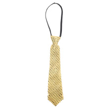 3Pcs Golden Shine Neck Tie Durable Decorative Party Accessory