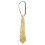 3Pcs Golden Shine Neck Tie Durable Decorative Party Accessory 1