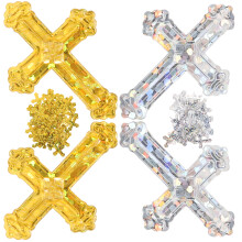 4Pcs Reusable Glitter Cross Confetti for Religious Weddings