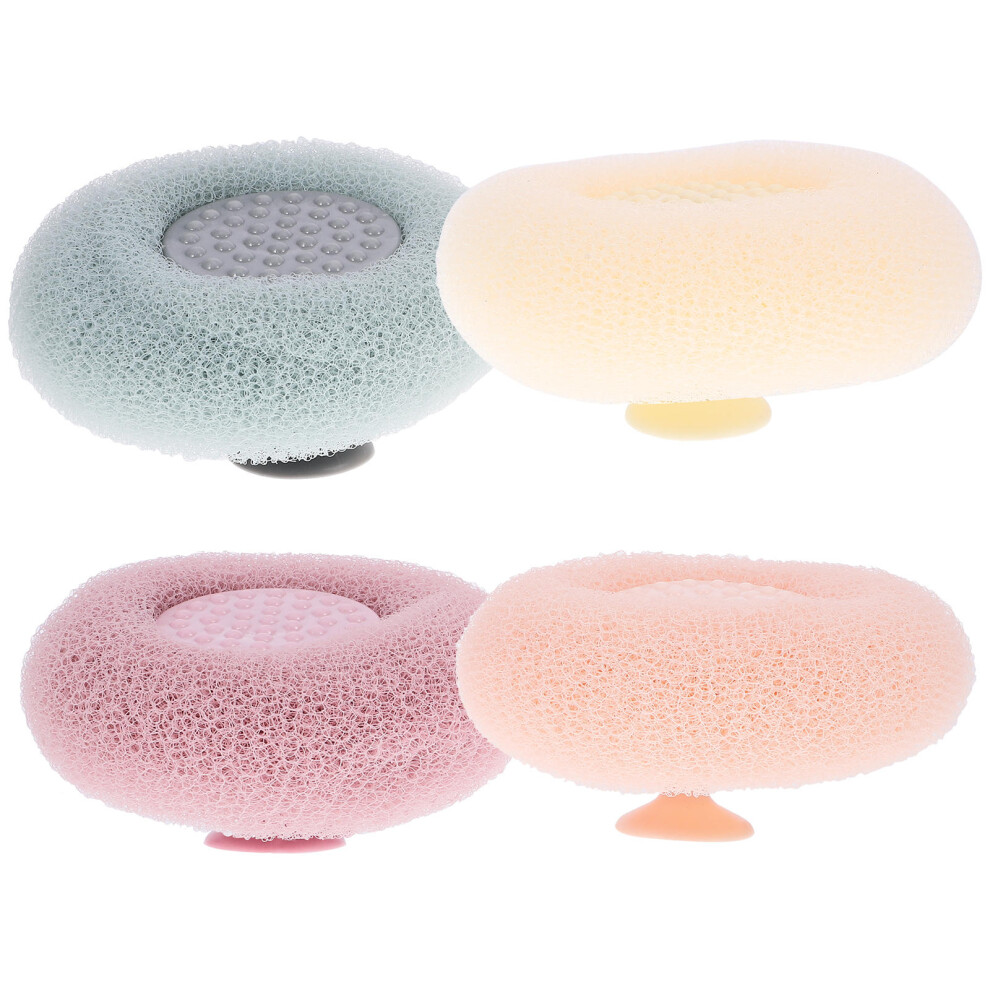 Vaguelly 16Pcs Assorted Color Pe Body Scrubber Bath Ball For Smooth Skin