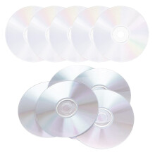 80Pièces Disques Cd Transparente En Pour Décoration DIY Murs