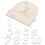 5Ensembles Cartes Bois Bébé Décoratives Croissance Multicolores 1