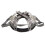3Pièces Liner Casque Gris Ajustable Pour Prolongé 1