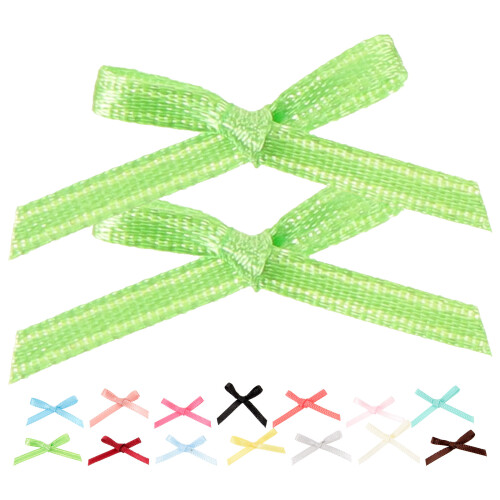 2500Pièces Petits Noeuds En Polyester Multicolores Pour Décoration DIY