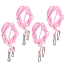 12Pcs Pink Nylon Winter Glove Strap Adjustable Anti-Lost Rope for Kids