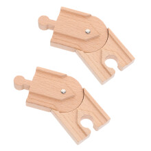 10Pièces Blocs Ferrée Bois Khaki Jeu Enfant Interaction