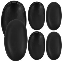 15Pairs Black Silicone Ear Covers for Hairdressing Hair Dye and Shower