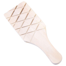 2Pcs Lightweight Wood Clay Paddle Tool Beige Pottery Accessories DIY