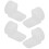 12Pcs White Silicone Clarinet Thumb Rests Soft Support Pads 1
