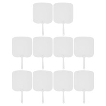 10Pièces Éventails À Main Sublimation Rigide Pour Création
