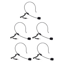 15Pièces Microphone Casque Suspendu Noir Usage Enseignant