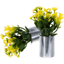 10Pièces Ornements Miniatures Plantes En Pot Plastique Multi-Couleurs