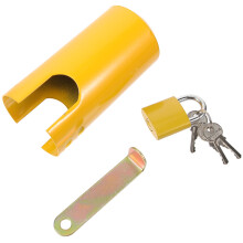 3Pcs Easy-Install Yellow Outdoor Faucet Lock Cover Plastic Anti-Theft