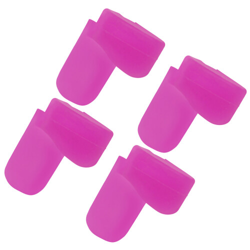 16Pcs Pink Silicone Clarinet Thumb Rest Cushions Support Pads