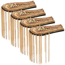 12Pcs Tassel Shoulder Epaulettes for Women Costume Decor