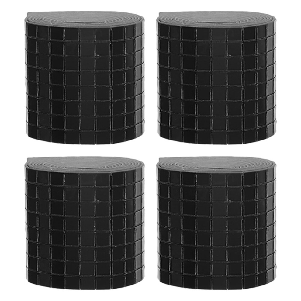 Black Peel And Stick Acrylic Tiles For Diy Photo And Craft Use 3642272452919