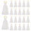 200Pcs White Decorative Tassels for Cellphone and Key Ring Accessories 1