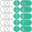 200Sets DIY Acrylic Tags Hanging Set with Iron Rings 1