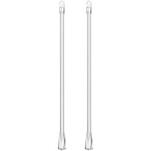 8Pcs Blinds Stick Replacement Curtain Pull Rod Transparent PP Wands