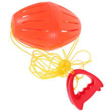 3Pcs Plastic Pull Shuttle Balls Orange Hand Fitness Balls for Children