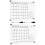 4Sets Multi-Use Transparent Acrylic Writing Board Home Office Supply 1