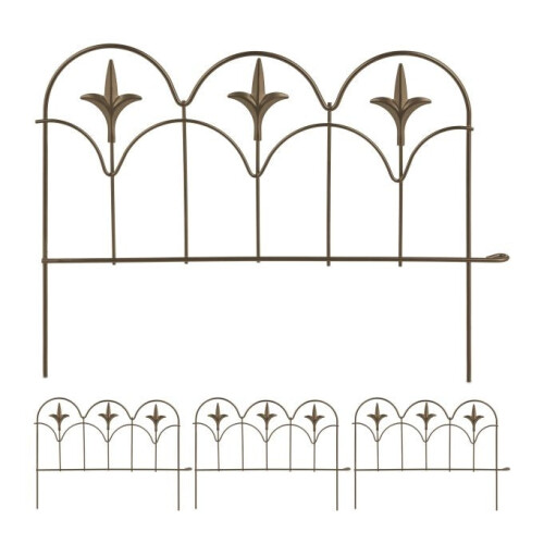 Metal sengekanter, 4 stk