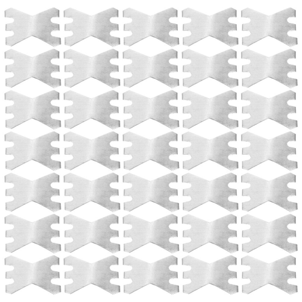 Solustre Silver 300Pcs Small Bandage Buckles Portable Outdoor Fixing Clips