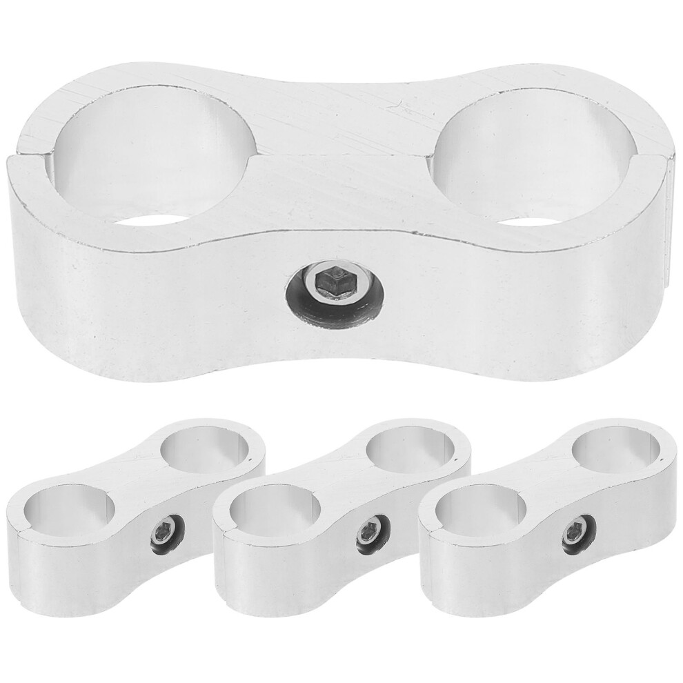 12Pcs Aluminum Alloy 6An Hose Separator Clamps For Automotive Use Blue 3642825003056