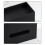Size Tissue Box Cover Rectangle, PU Leather Tissue Box Holder with Storage Tray, Organizer Tissue Holder Black 3