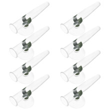 40Pcs Flower Shop Tubes with Silicone Caps for Home Floral Arrangement
