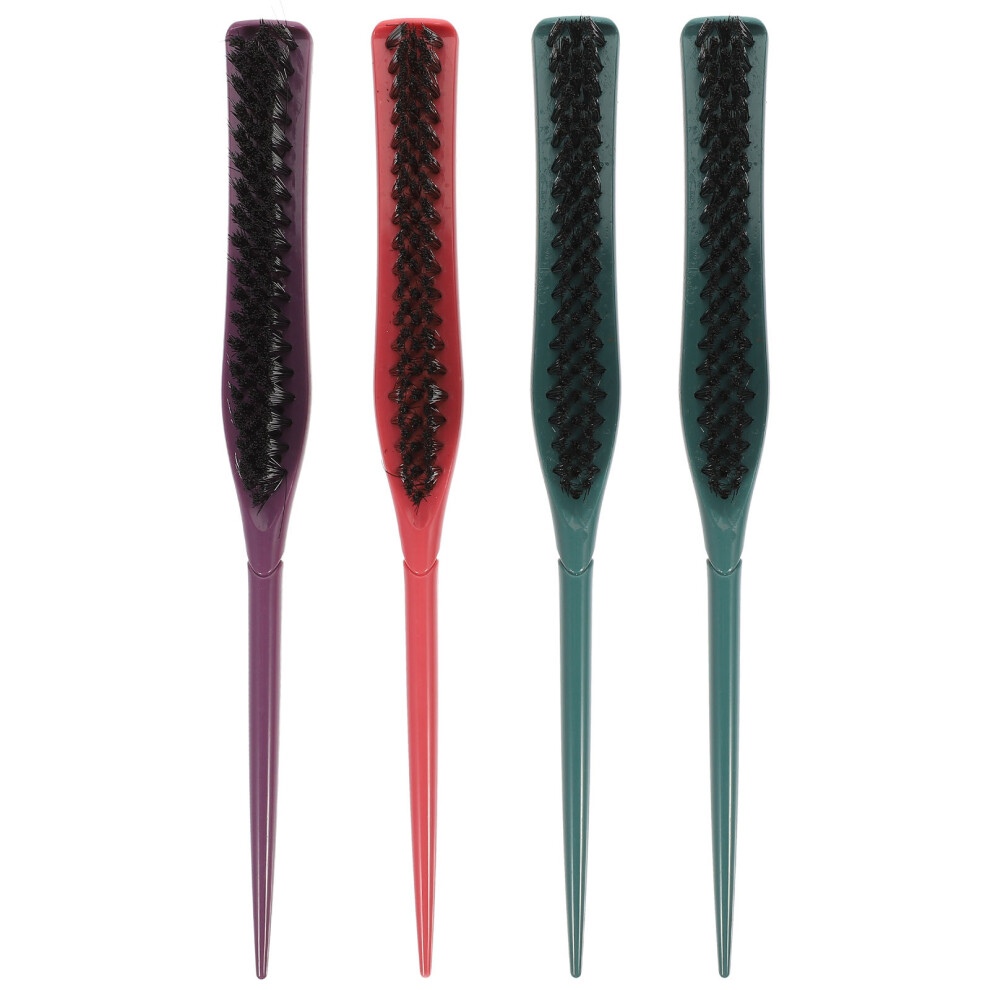Solustre 16Pcs Compact Hairdressing Combs For Curls Smooth Hair Styling Brush