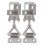 6Pcs Metal Toggle Clamp Latch Heavy Duty Adjustable Pull Latch Clamp 1
