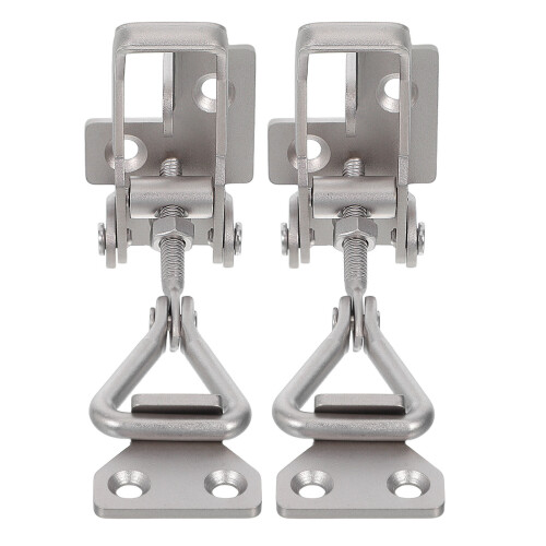 6Pcs Metal Toggle Clamp Latch Heavy Duty Adjustable Pull Latch Clamp