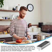 4-Piece Activated Carbon Filter for 17004796 and Z9VR UD0 Hz9VR Cooker Hoods