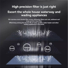10 Inch 304 Stainless Steel Water Purifi Accessories Can Be Cleaned and Reused Effectively Removes Impurities 10 Microns